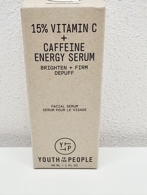 Youth To The People 15% Vitamin C + Caffeine Energy Serum